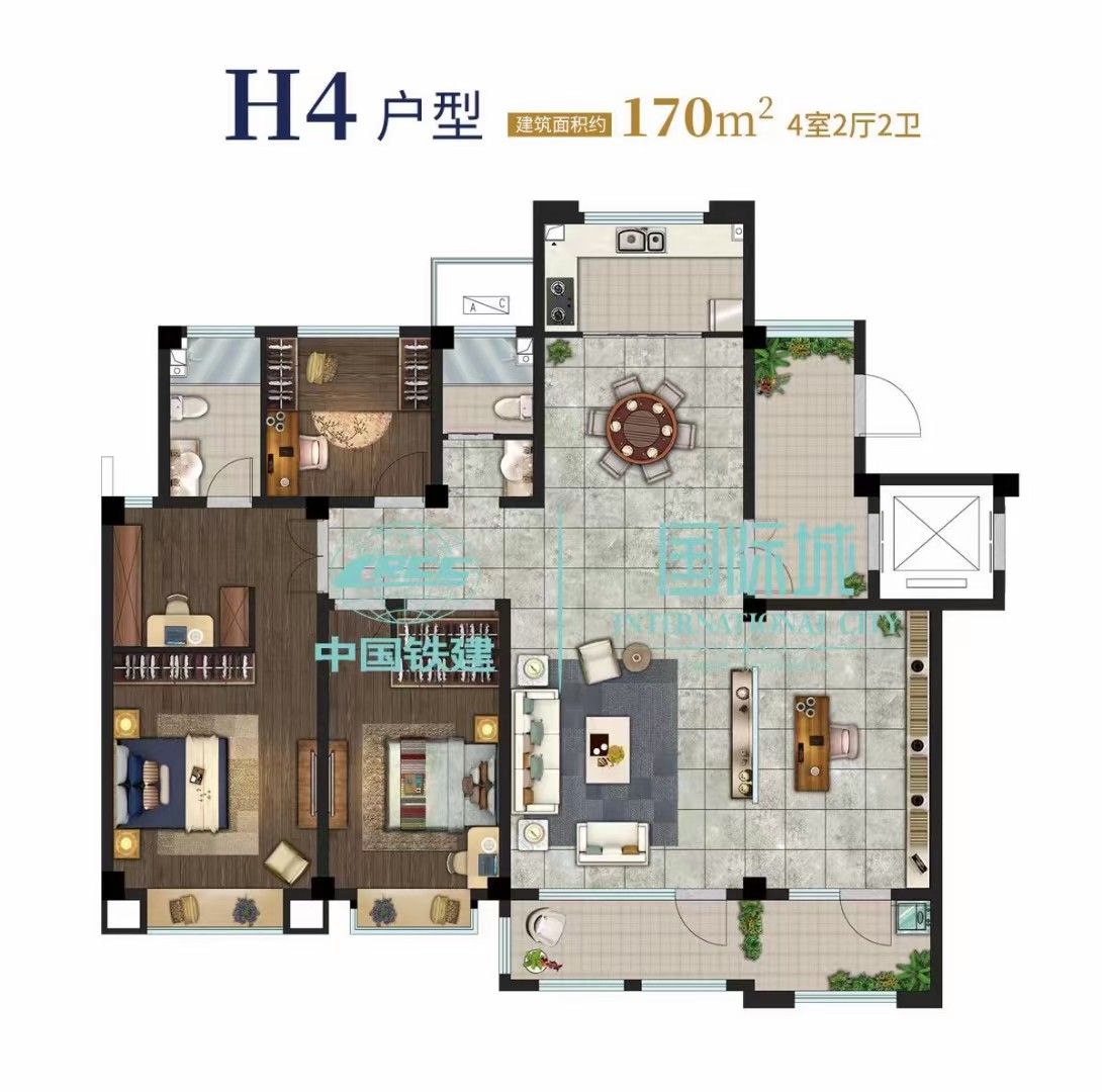 3捡漏中铁国际城,电梯花园洋房现房,即买即住