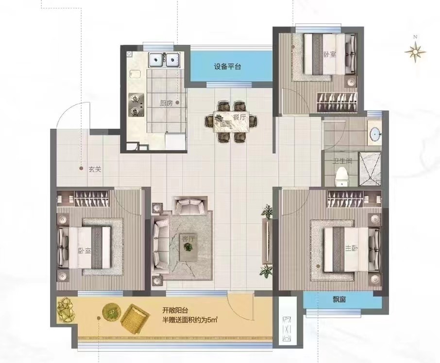 3不用落户上双语,户型天花板,50多万