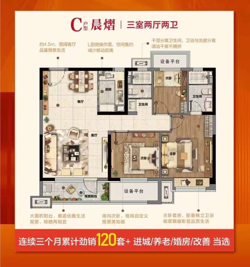 3城市之光,优质好房,装修78万5,现在买马上住