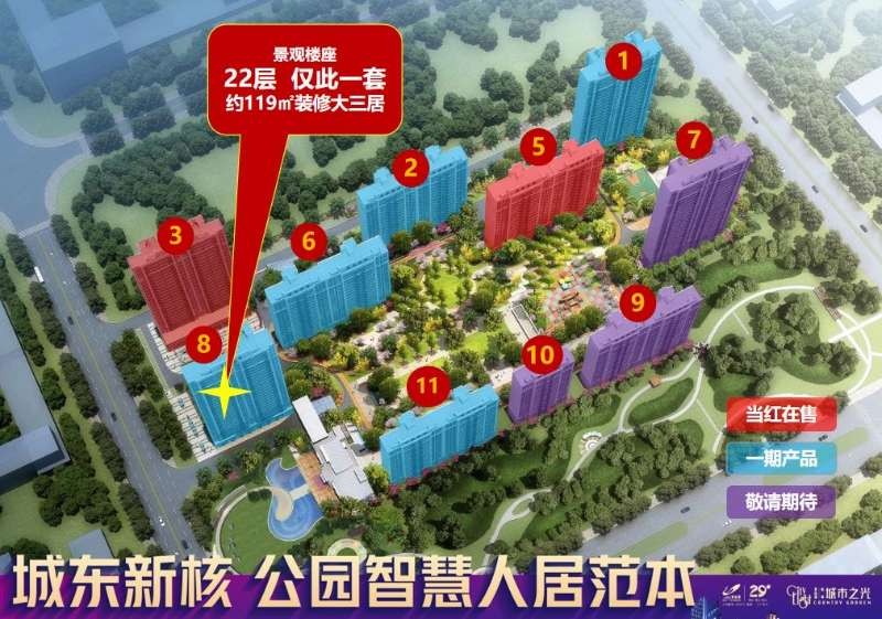3城市之光好楼层,惊爆价拼手速,准现房,今年买今年住