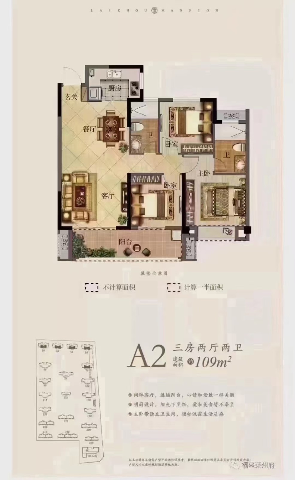 3电梯113平50万,0首付,月供2500