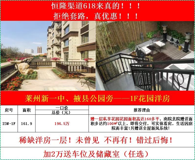 3恒隆凯旋9号,渠道限时专属房源,买一层赠一层