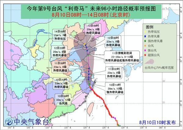 注意！莱州气象局发布“利奇马”台风预警最新消息！多部门发布紧急提醒！  第3张 利奇马 莱州 台风